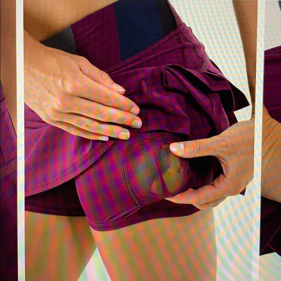 Lululemon Run Pace Setter Skirt Plum - Picture 3 of 8